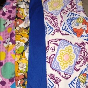LuLaRoe Colorful Patterned Leggings Set